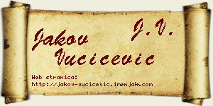 Jakov Vučićević vizit kartica